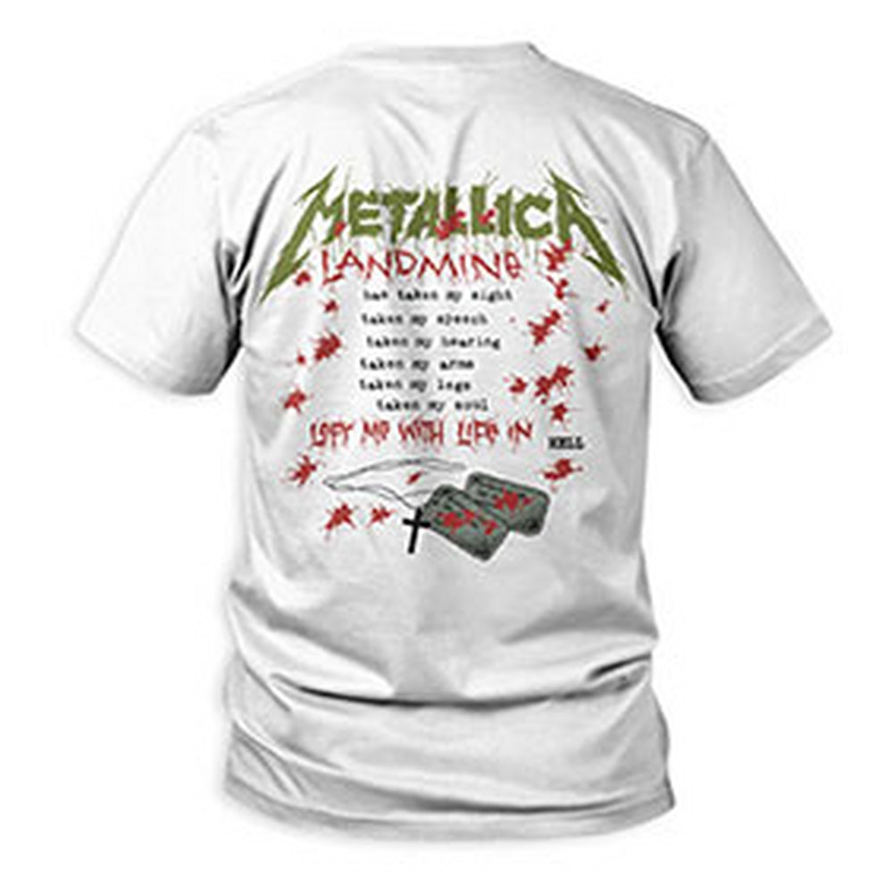 
                  
                    METALLICA メタリカ - One Landmine / バックプリントあり / Tシャツ / メンズ 【公式 / オフィシャル】
                  
                