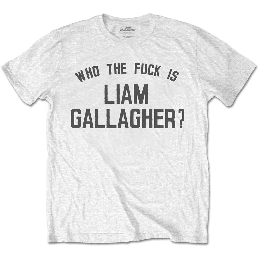 LIAM GALLAGHER オアシス (2025 10月 来日 記念 ) - WHO THE FUCK… / Tシャツ / メンズ 【公式 / オフィシャル】