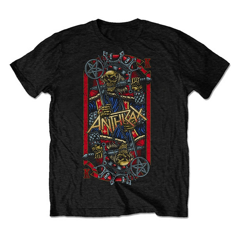 ANTHRAX アンスラックス Evil King World Tour 2018 バックプリントあり Tシャツ メンズ 公式 オフィシャル