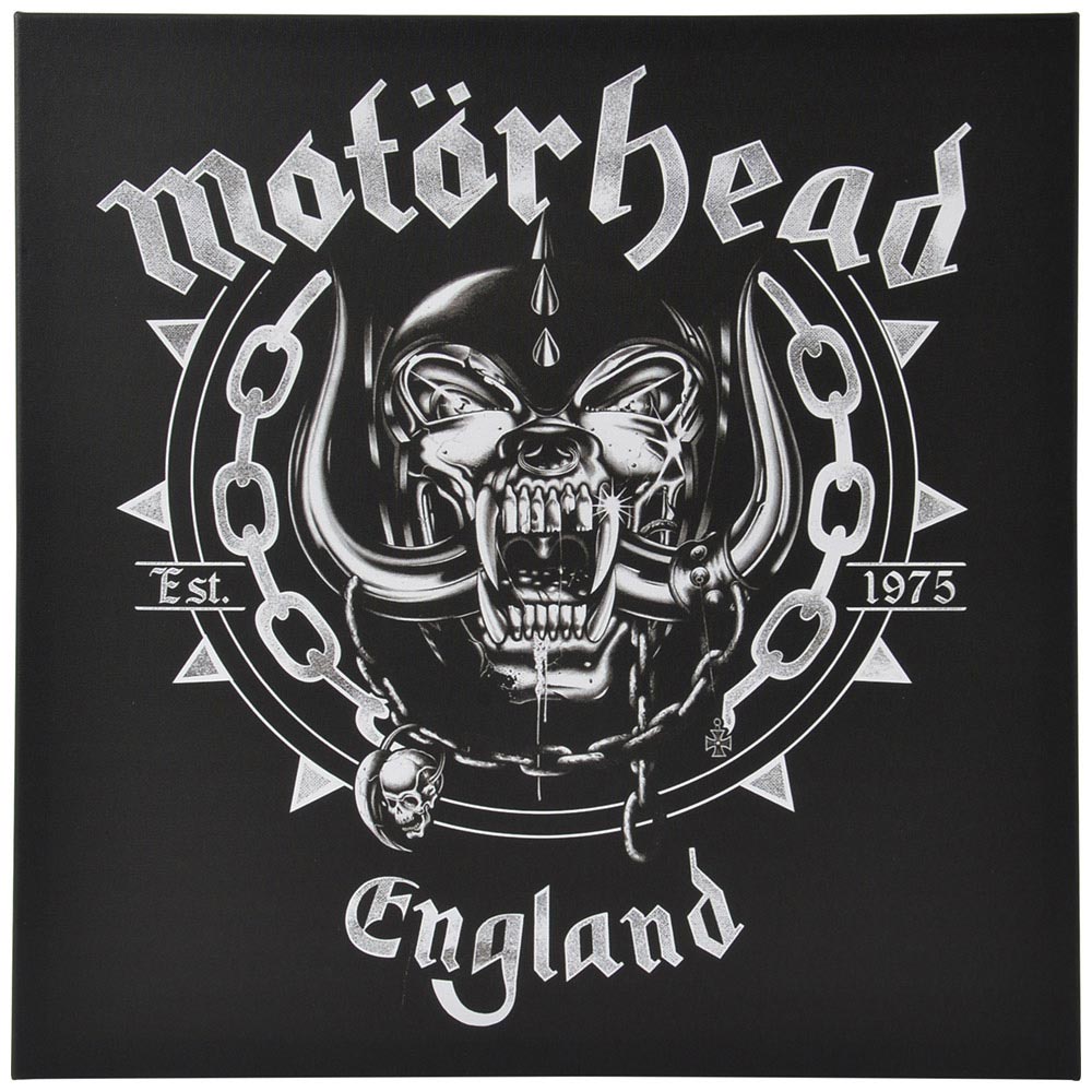 MOTORHEAD モーターヘッド - England / キャンバス・プリント木枠（40×40×2.5cm） / インテリア額 【公式 / オフィシャル】