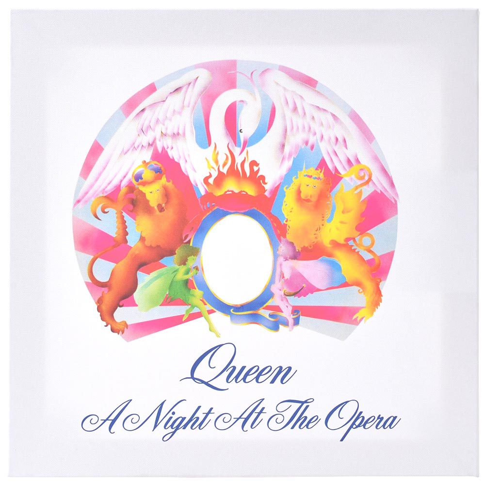 QUEEN クイーン - A Night at the Opera/ キャンバス・プリント木枠（40×40×3.8cm） / インテリア額 【公式 / オフィシャル】