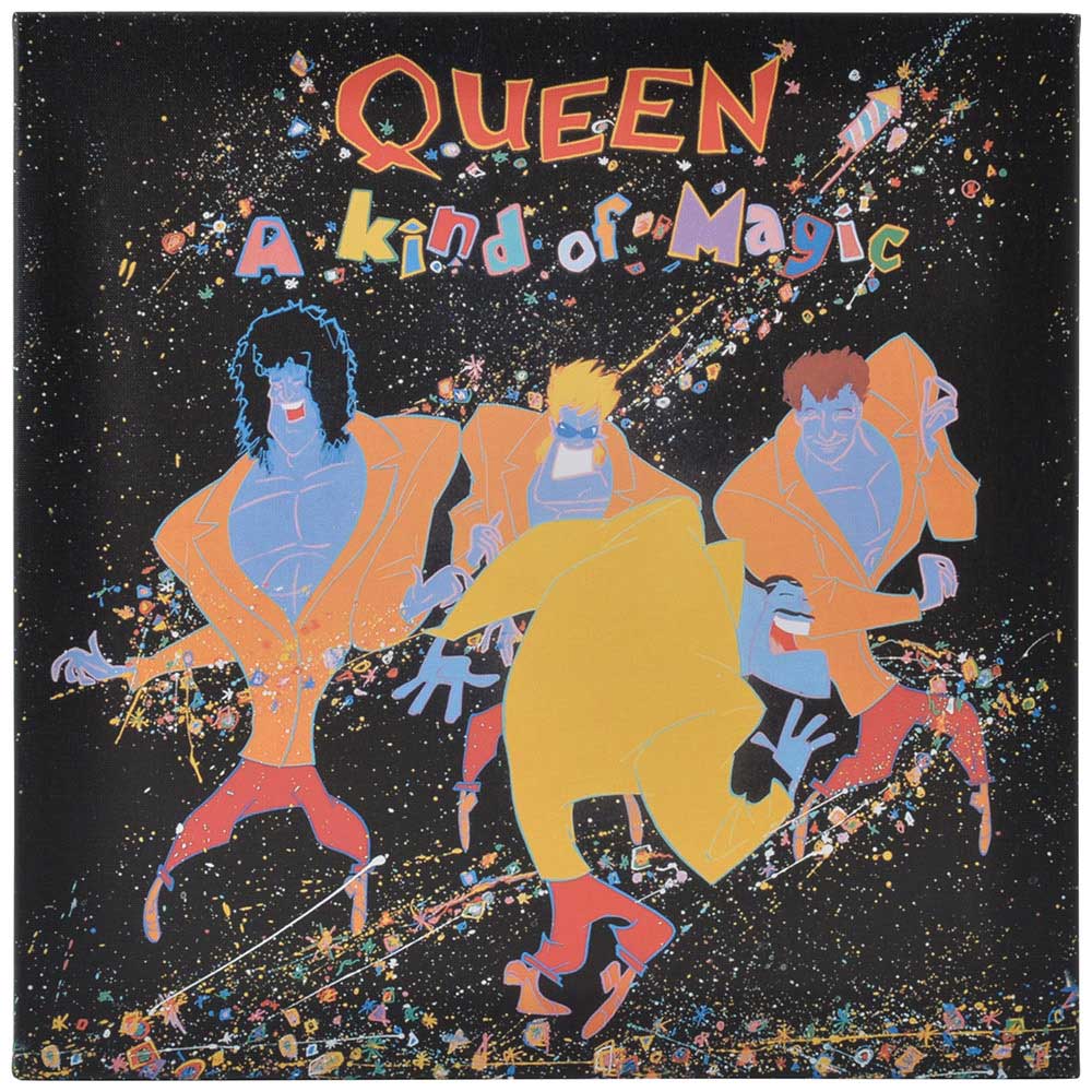 QUEEN クイーン - A Kind of Magic/ キャンバス・プリント木枠（40×40×3.8cm） / インテリア額 【公式 / オフィシャル】