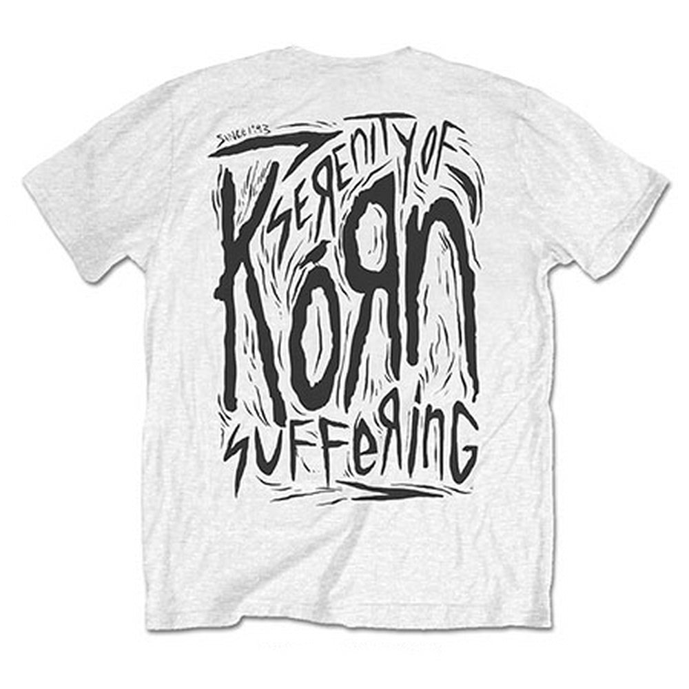 
                  
                    KORN コーン (デビュー 30周年 ) - Scratched Type / バックプリントあり / Tシャツ / メンズ 【公式 / オフィシャル】
                  
                