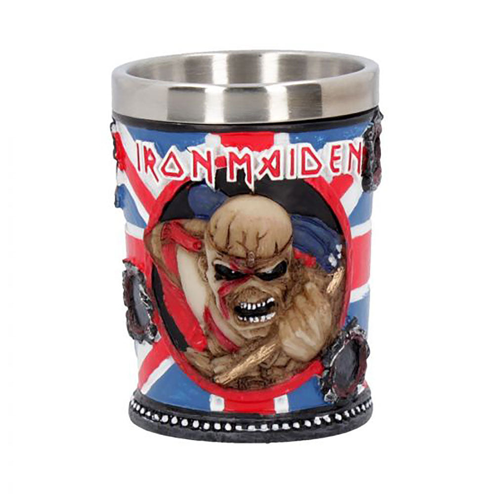 IRON MAIDEN アイアンメイデン (9月 来日 ) - Eddie The Trooper / ショットグラス / 食器・グラス 【公式 / オフィシャル】