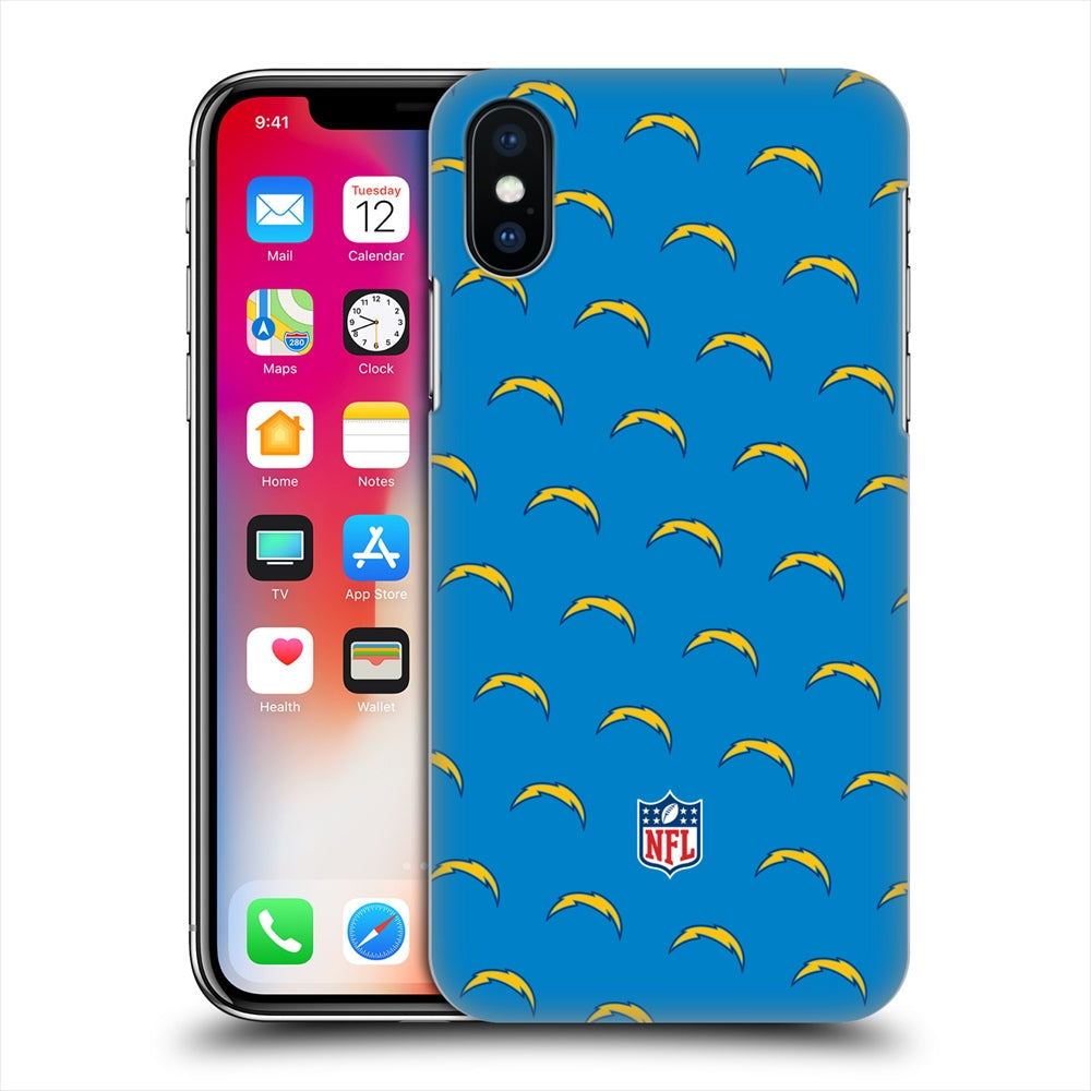 LOS ANGELES CHARGERS（NFL） ロサンゼルスチャージャーズ - Patterns ハード case / Apple iPhoneケース 【公式 / オフィシャル】