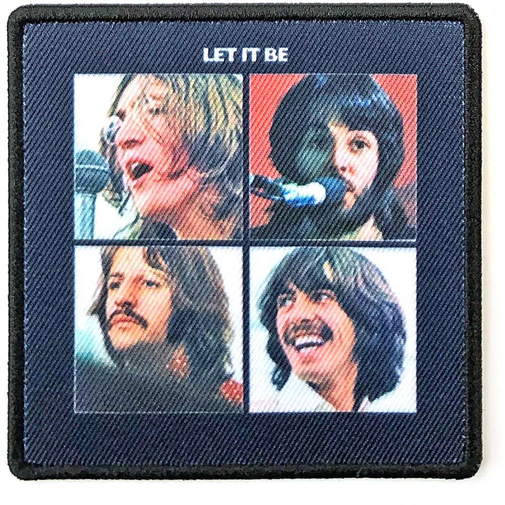 THE BEATLES ビートルズ (ABBEY ROAD 55周年 ) - Let It Be Album Cover / ワッペン 【公式 / オフィシャル】