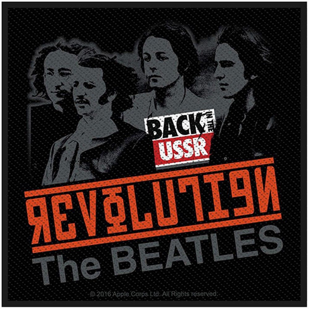 THE BEATLES ビートルズ (ABBEY ROAD 55周年 ) - Revolution / ワッペン 【公式 / オフィシャル】