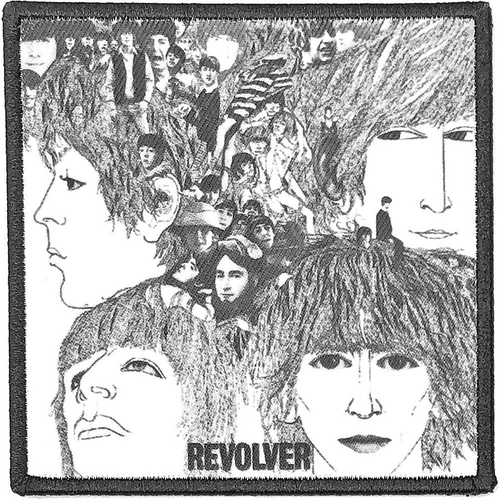 THE BEATLES ビートルズ (ABBEY ROAD 55周年 ) - Revolver Album Cover / ワッペン 【公式 / オフィシャル】