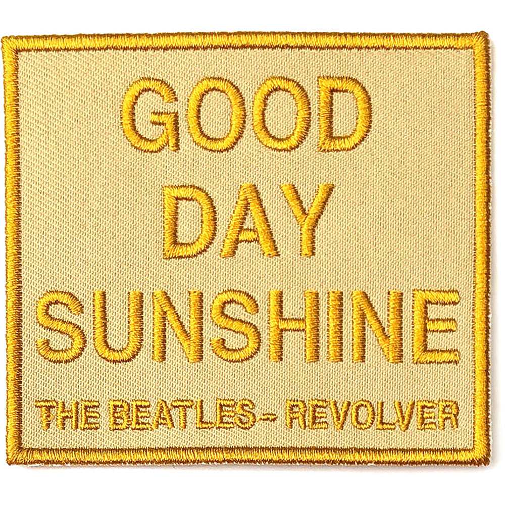 THE BEATLES ビートルズ (ABBEY ROAD 55周年 ) - Good Day Sunshine / SONG TITLES / ワッペン 【公式 / オフィシャル】