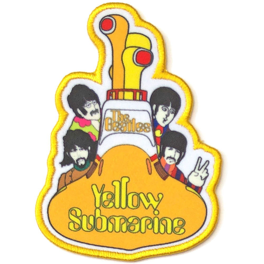 THE BEATLES ビートルズ (ABBEY ROAD 55周年 ) - Yellow Submarine All Aboard / ワッペン 【公式 / オフィシャル】