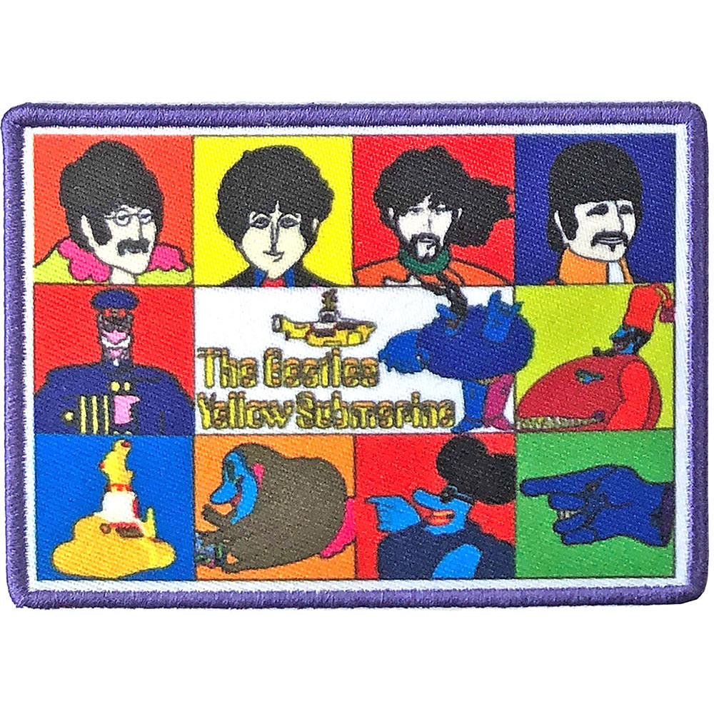 THE BEATLES ビートルズ (ABBEY ROAD 55周年 ) - Yellow Submarine Characters / ワッペン 【公式 / オフィシャル】