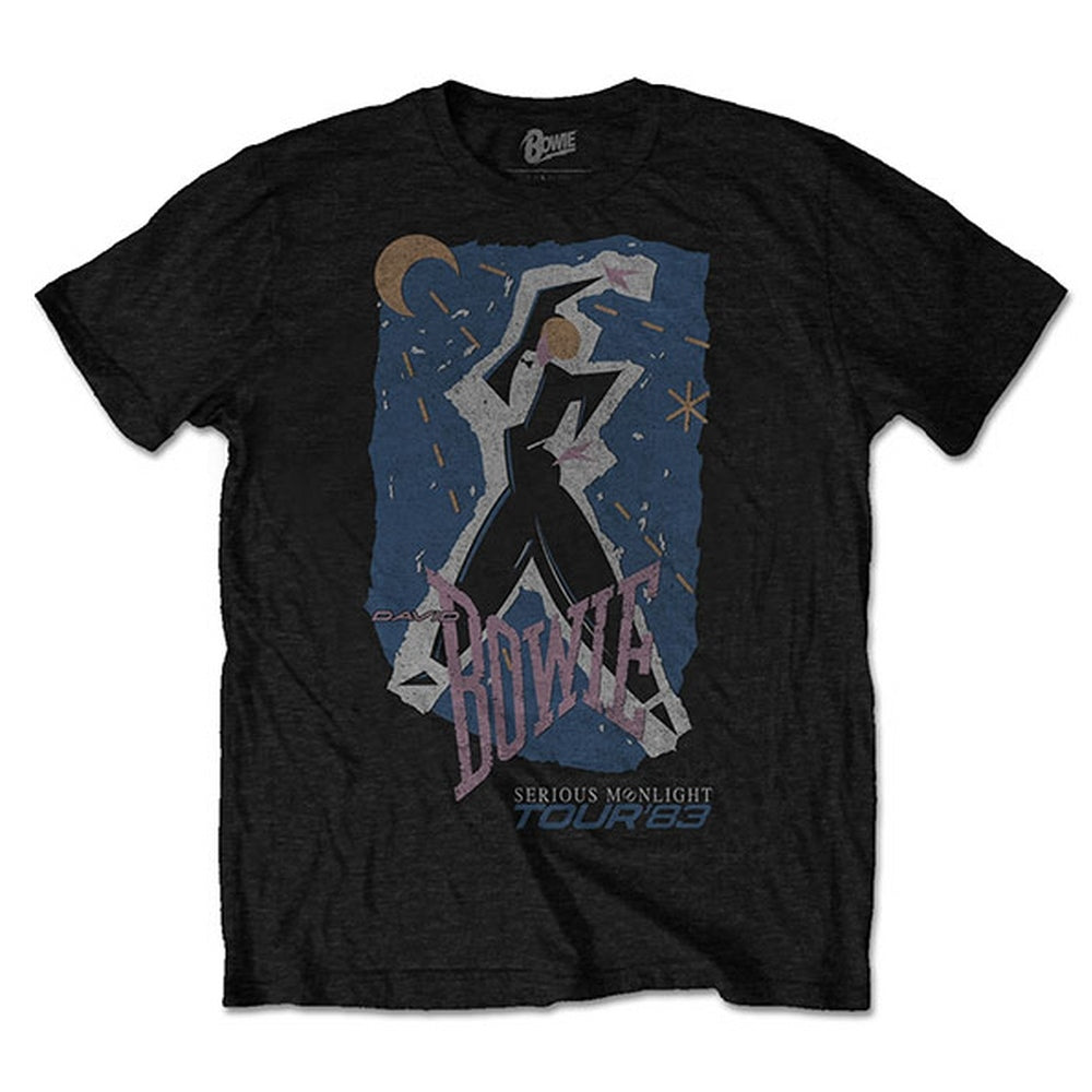 DAVID BOWIE デヴィッドボウイ 83' Tour バックプリントあり Tシャツ メンズ 公式 オフィシャル