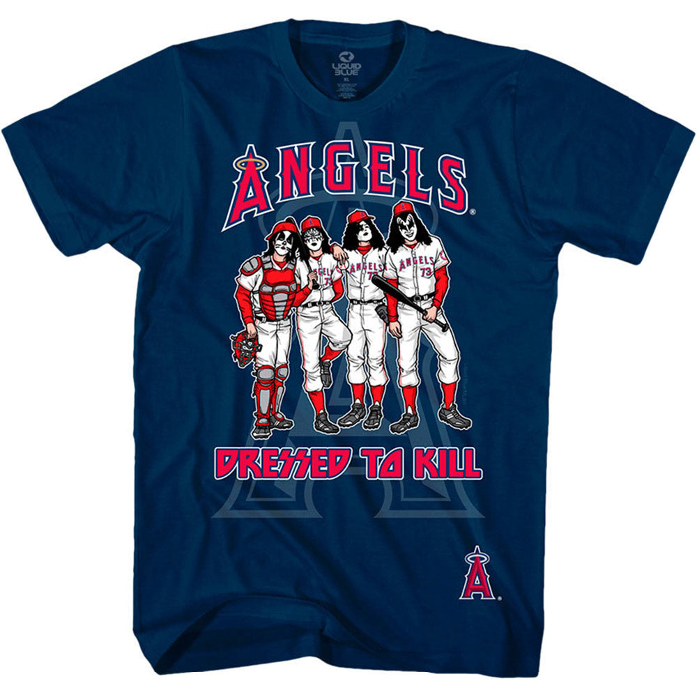 KISS キッス (デビュー 50周年 ) - LOS ANGELES ANGELS KISS DRESSED TO KILL / Tシャツ / メンズ 【公式 / オフィシャル】