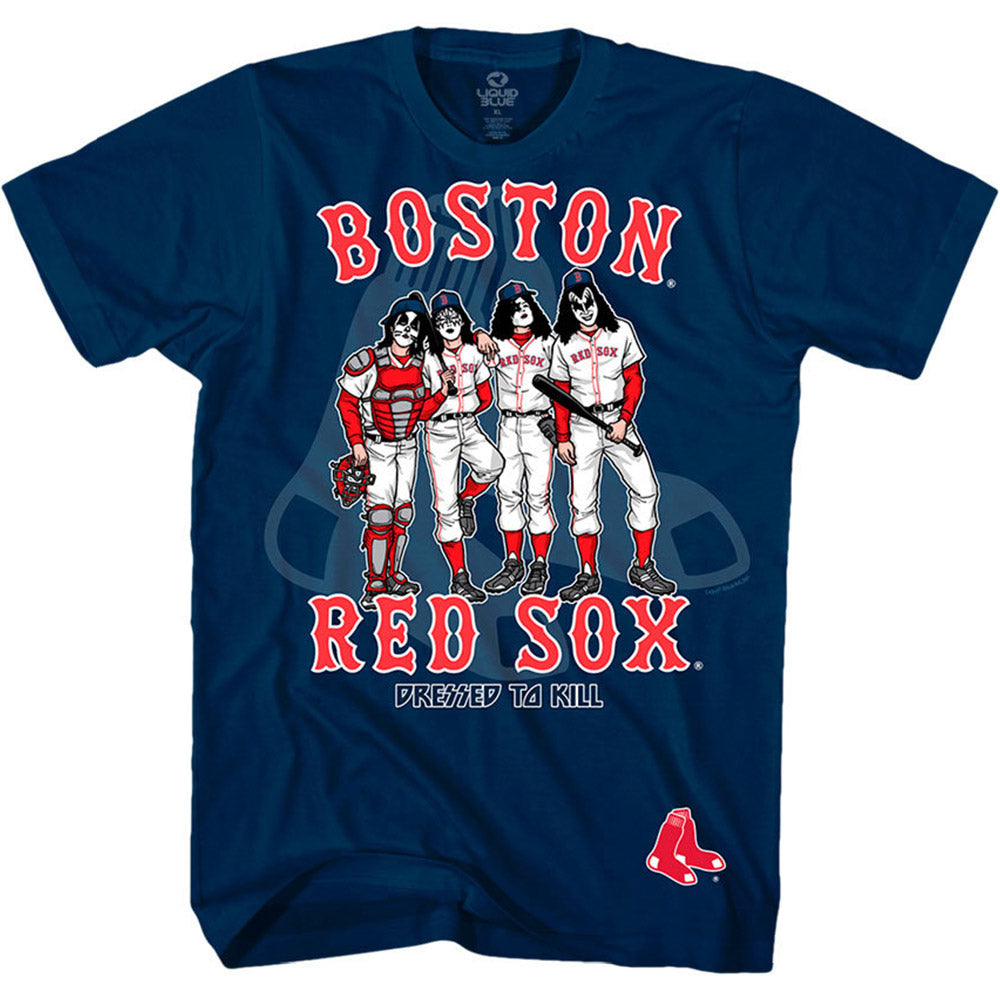 KISS キッス (デビュー 50周年 ) - Boston Red Sox Dressed to Kill / Tシャツ / メンズ 【公式 / オフィシャル】