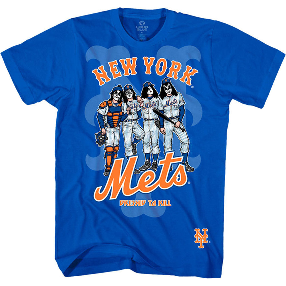 KISS キッス (デビュー 50周年 ) - New York Mets Dressed to Kill / Tシャツ / メンズ 【公式 / オフィシャル】