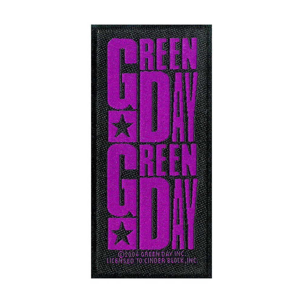 GREEN DAY グリーンデイ (2025年 2月 来日 ) - Purple Logo / ワッペン 【公式 / オフィシャル】