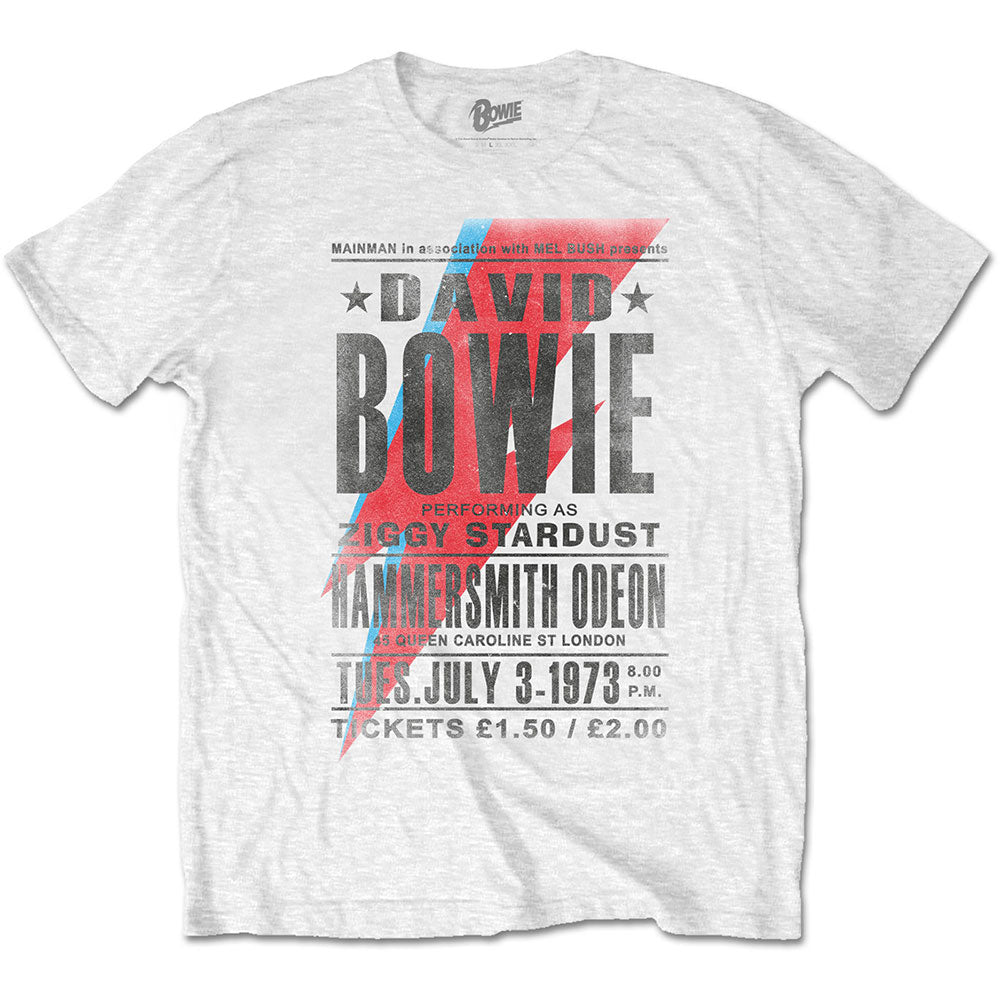 DAVID BOWIE デヴィッドボウイ - Hammersmith Odeon / Tシャツ / メンズ 【公式 / オフィシャル】