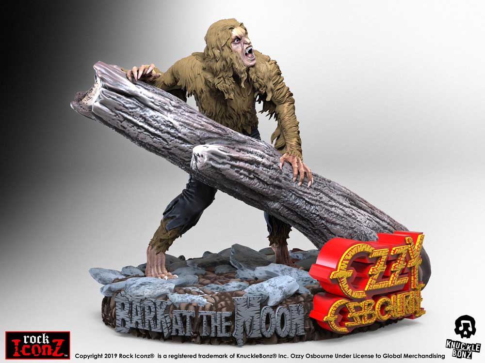 OZZY OSBOURNE オジーオズボーン (ソロ 45周年 ) - Bark at the Moon Rock Iconz Statue  / 世界限定3000体 / スタチュー 【公式 / オフィシャル】