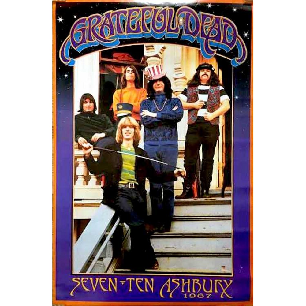 GRATEFUL DEAD グレイトフルデッド - 710 Ashbury / ポスター 【公式 / オフィシャル】