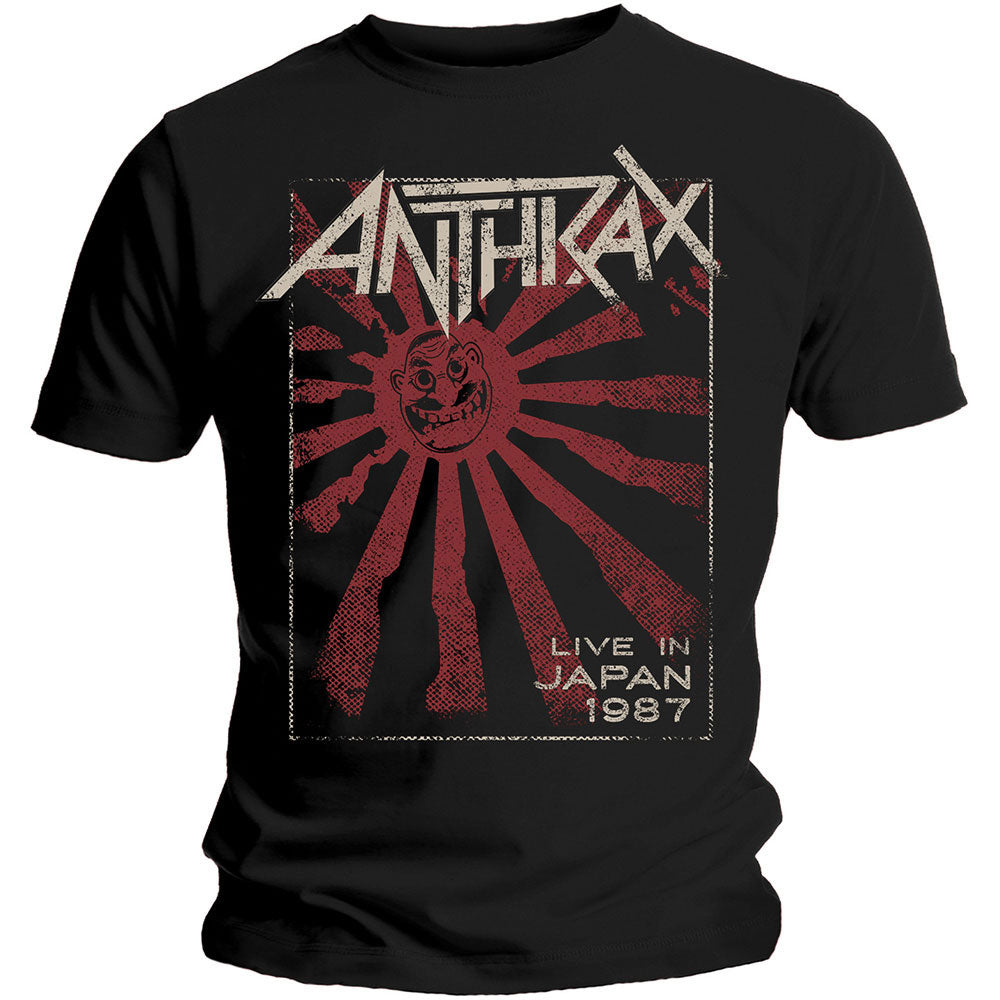 ANTHRAX アンスラックス Live in Japan Tシャツ メンズ 公式 オフィシャル