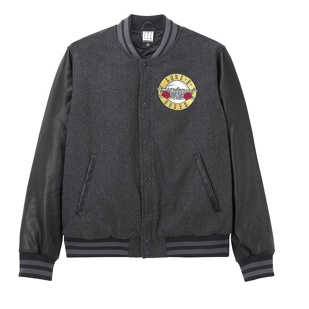 GUNS N ROSES ガンズアンドローゼズ VARSITY JACKET Amplified（ ブランド ） 公式 オフィシャル