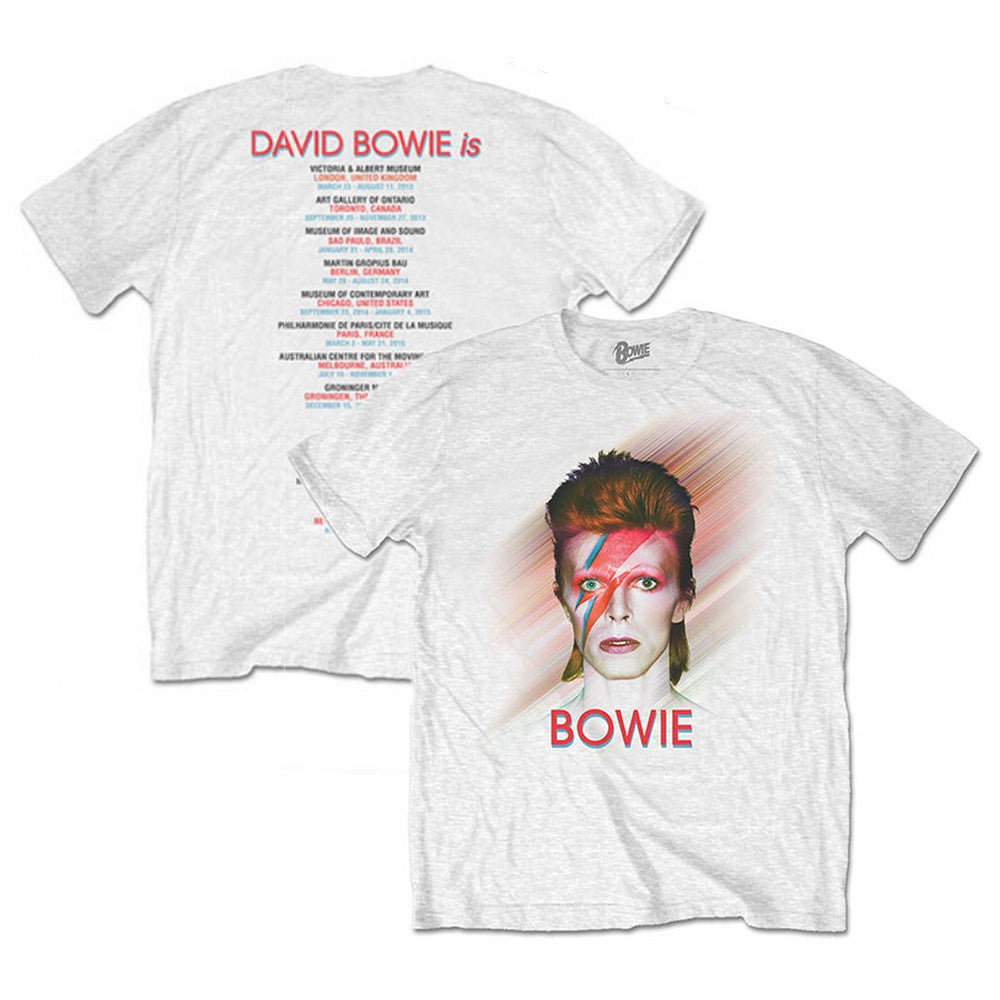 DAVID BOWIE デヴィッドボウイ - Bowie Is / バックプリントあり / Tシャツ / メンズ 【公式 / オフィシャル】