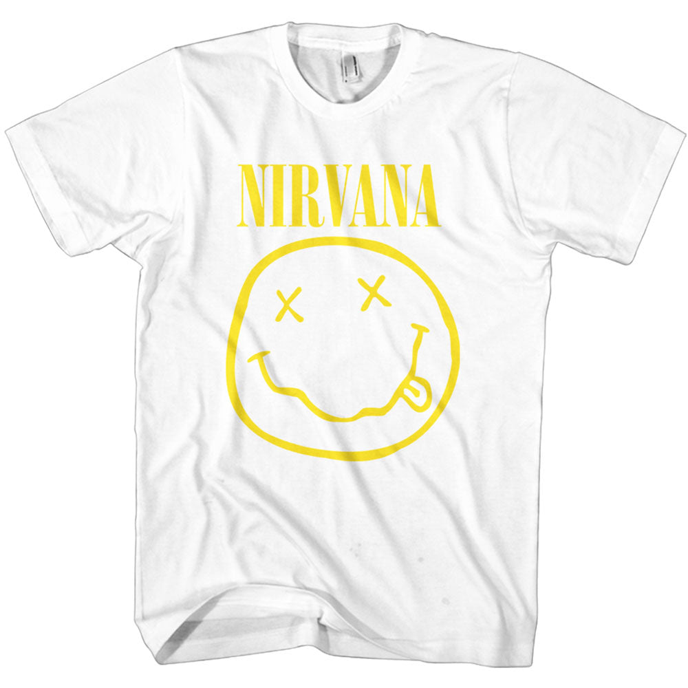 NIRVANA ニルヴァーナ (カート 追悼 30周年 ) - Yellow Happy Face / Tシャツ / メンズ 【公式 / オフィシャル】