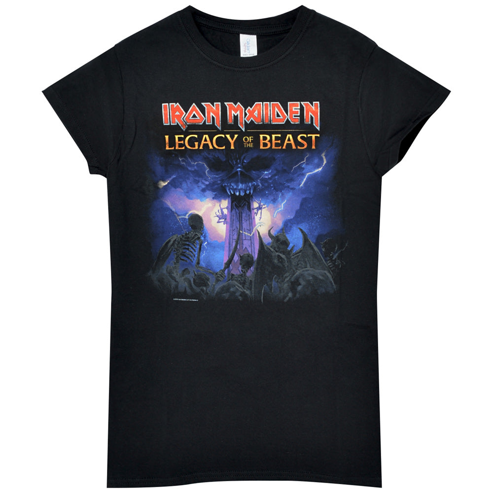 IRON MAIDEN アイアンメイデン (9月 来日 ) - LEGACY ARMY / Tシャツ / レディース 【公式 / オフィシャル】