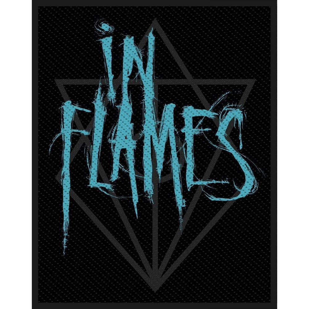 IN FLAMES インフレイムス - Scratched Logo / ワッペン 【公式 / オフィシャル】