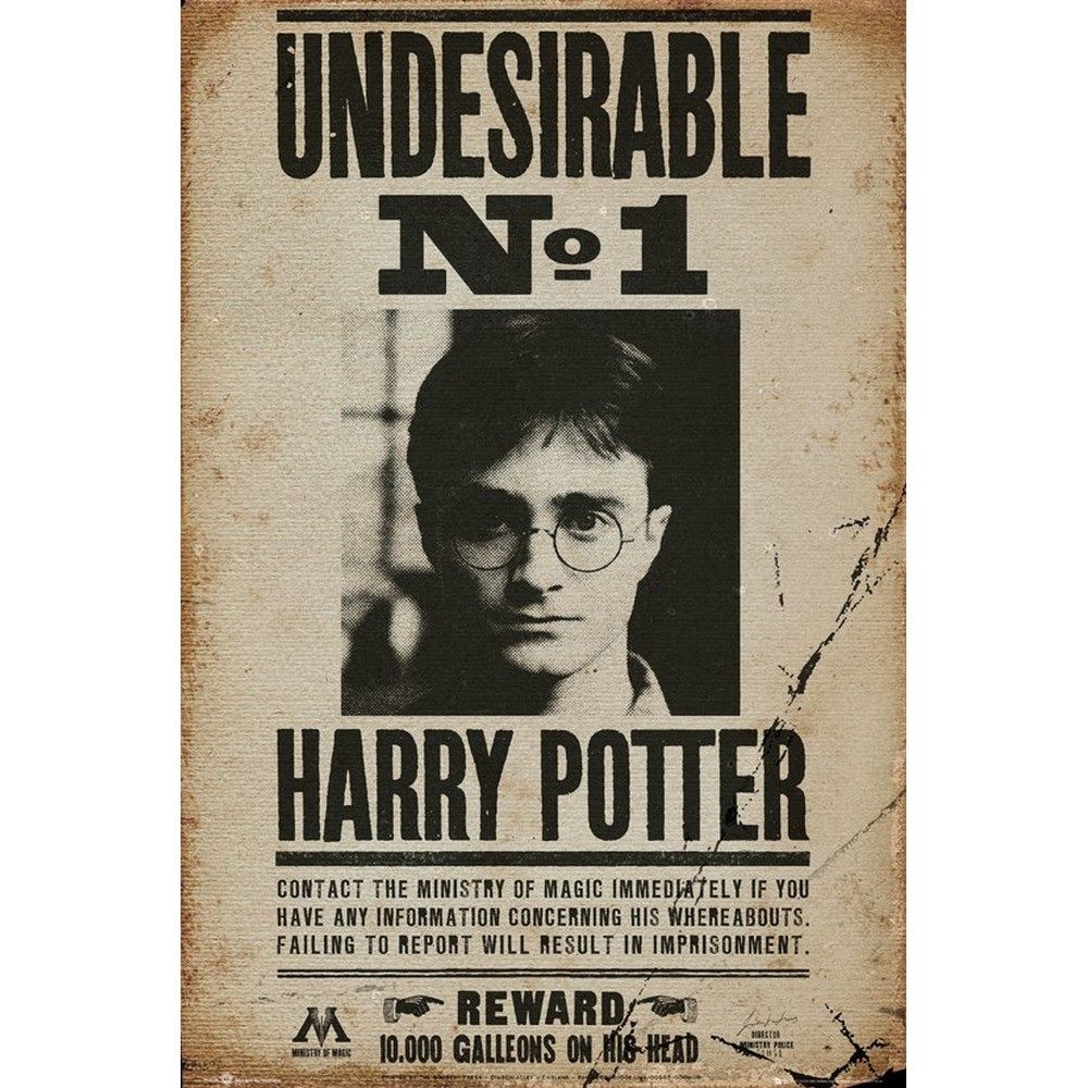 HARRY POTTER ハリーポッター - Undesirable No 1 / ポスター 【公式 / オフィシャル】