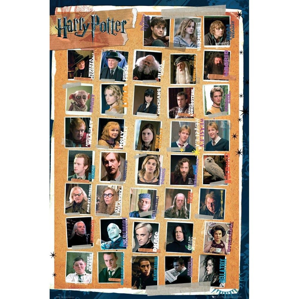 HARRY POTTER ハリーポッター - Characters / ポスター 【公式 / オフィシャル】