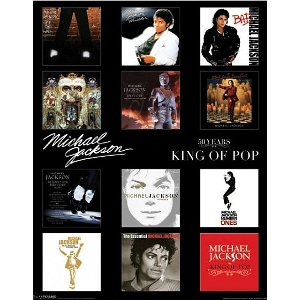 MICHAEL JACKSON マイケルジャクソン (2025年 映画公開 ) - （絶版ポスター）Albums（ミニ・ポスター） / ポスター 【公式 / オフィシャル】