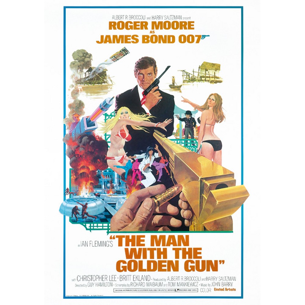 JAMES BOND ジェームズボンド - The Man With The Golden Gun / ポストカード・レター 【公式 / オフィシャル】