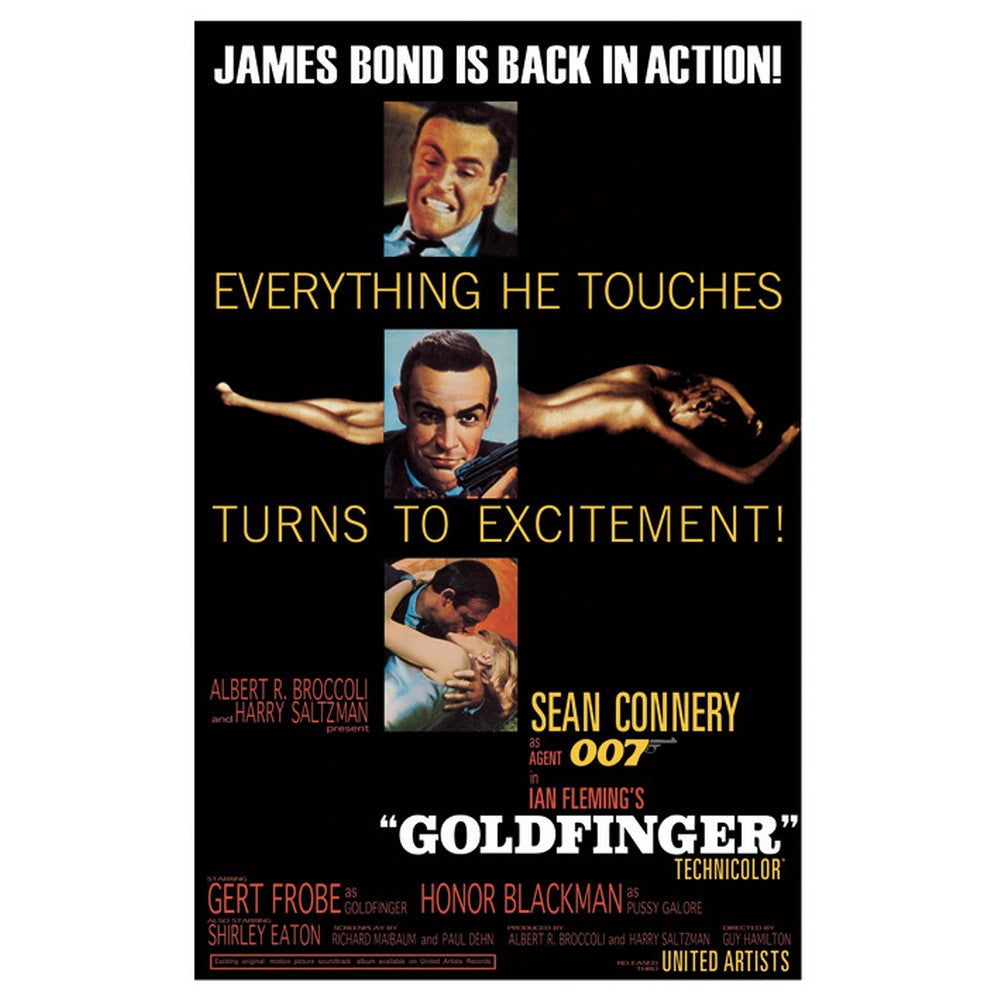 JAMES BOND ジェームズボンド - Goldfinger / ポストカード・レター 【公式 / オフィシャル】