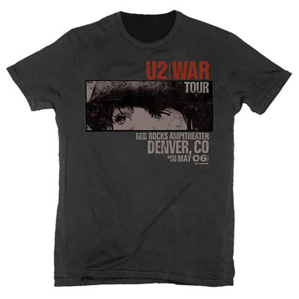 U2 ユーツー - War Red Rocks / Tシャツ / メンズ 【公式 / オフィシャル】