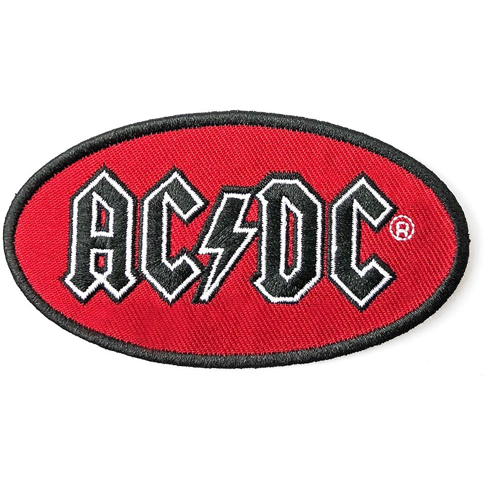 AC/DC エーシーディーシー Oval Logo ワッペン 公式 オフィシャル