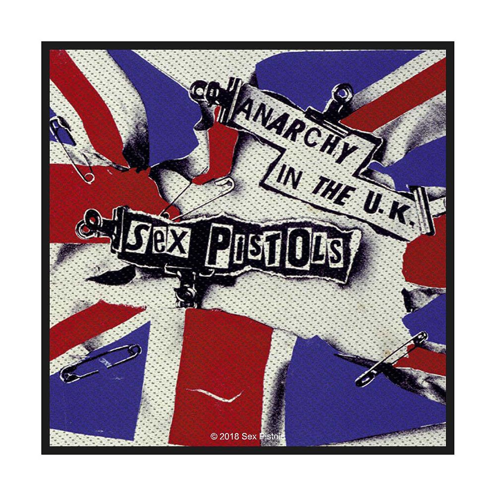 SEX PISTOLS セックスピストルズ (シド 追悼 45周年 ) - Anarchy in the UK / ワッペン 【公式 / オフィシャル】