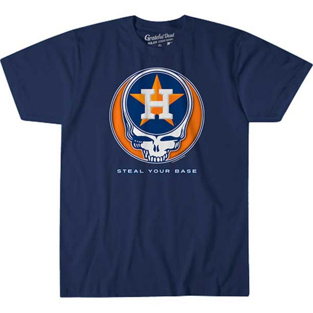 GRATEFUL DEAD グレイトフルデッド - HOUSTON ASTROS STEAL YOUR BASE / Tシャツ / メンズ 【公式 / オフィシャル】