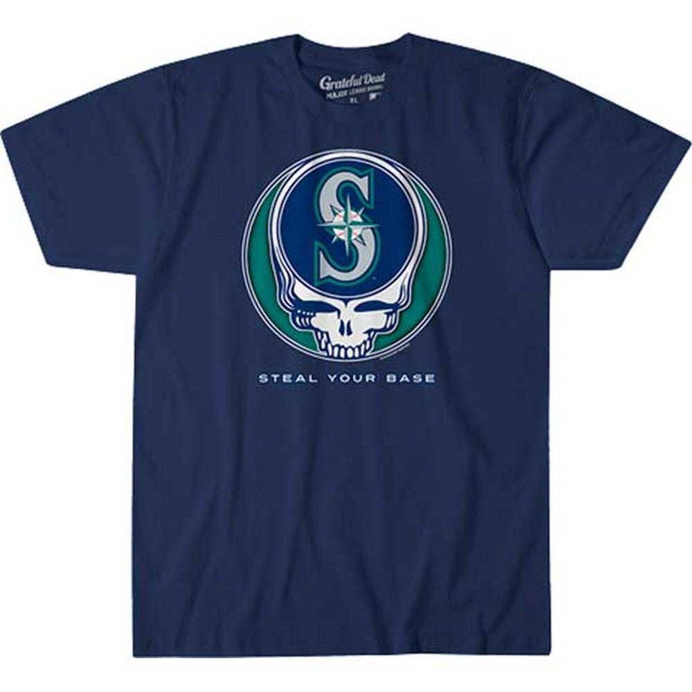 GRATEFUL DEAD グレイトフルデッド - SEATTLE MARINERS STEAL YOUR BASE / Tシャツ / メンズ 【公式 / オフィシャル】