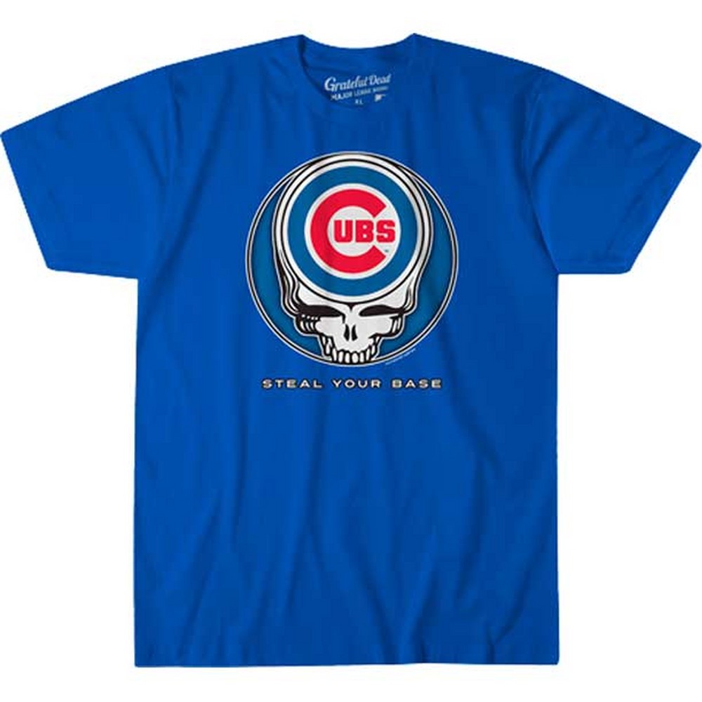 GRATEFUL DEAD グレイトフルデッド - CHICAGO CUBS STEAL YOUR BASE / Tシャツ / メンズ 【公式 / オフィシャル】