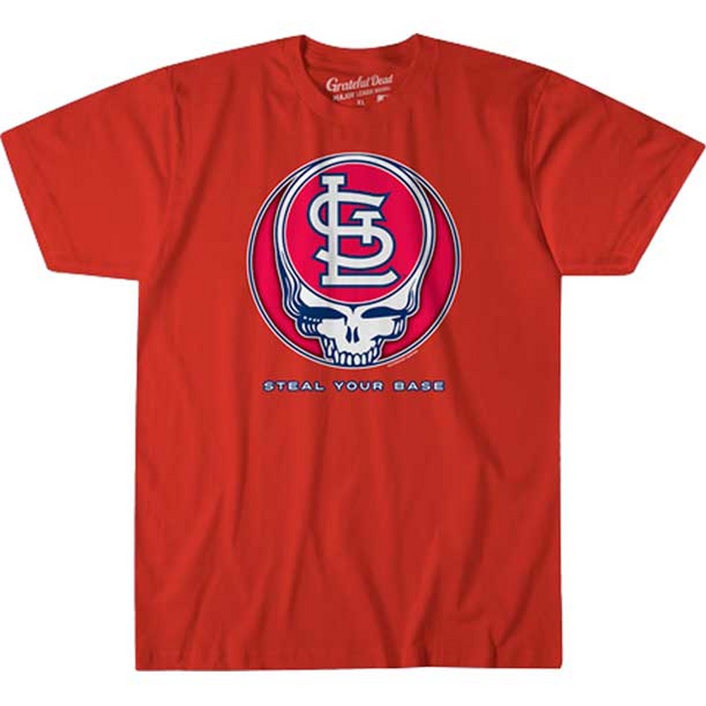 GRATEFUL DEAD グレイトフルデッド - ST. LOUIS CARDINALS STEAL YOUR BASE / Tシャツ / メンズ 【公式 / オフィシャル】