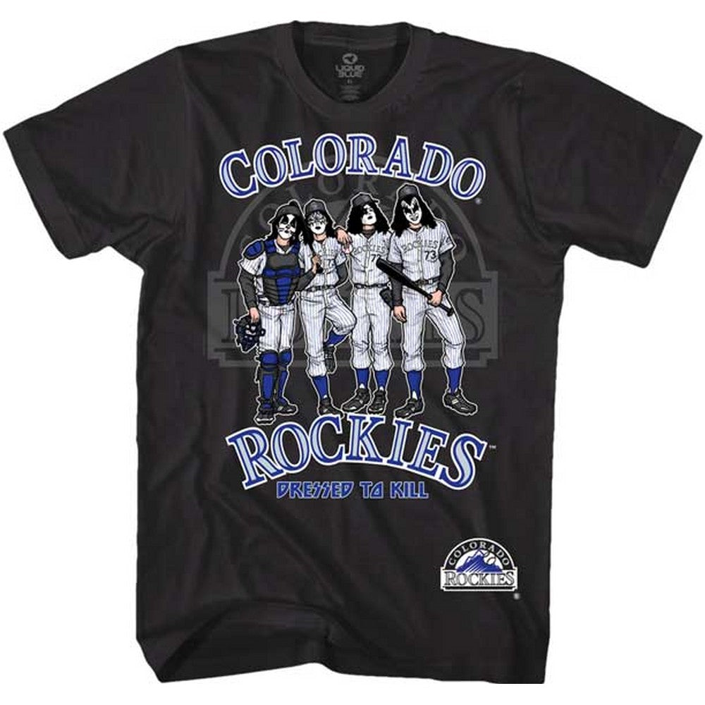 KISS キッス (デビュー 50周年 ) - COLORADO ROCKIES KISS DRESSED TO KILL / Tシャツ / メンズ 【公式 / オフィシャル】