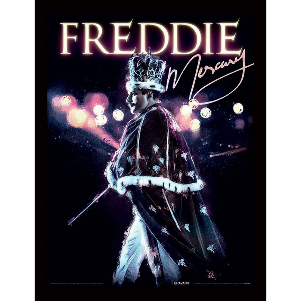 QUEEN クイーン - Freddie Mercury / Royal Portrait / インテリア額 【公式 / オフィシャル】