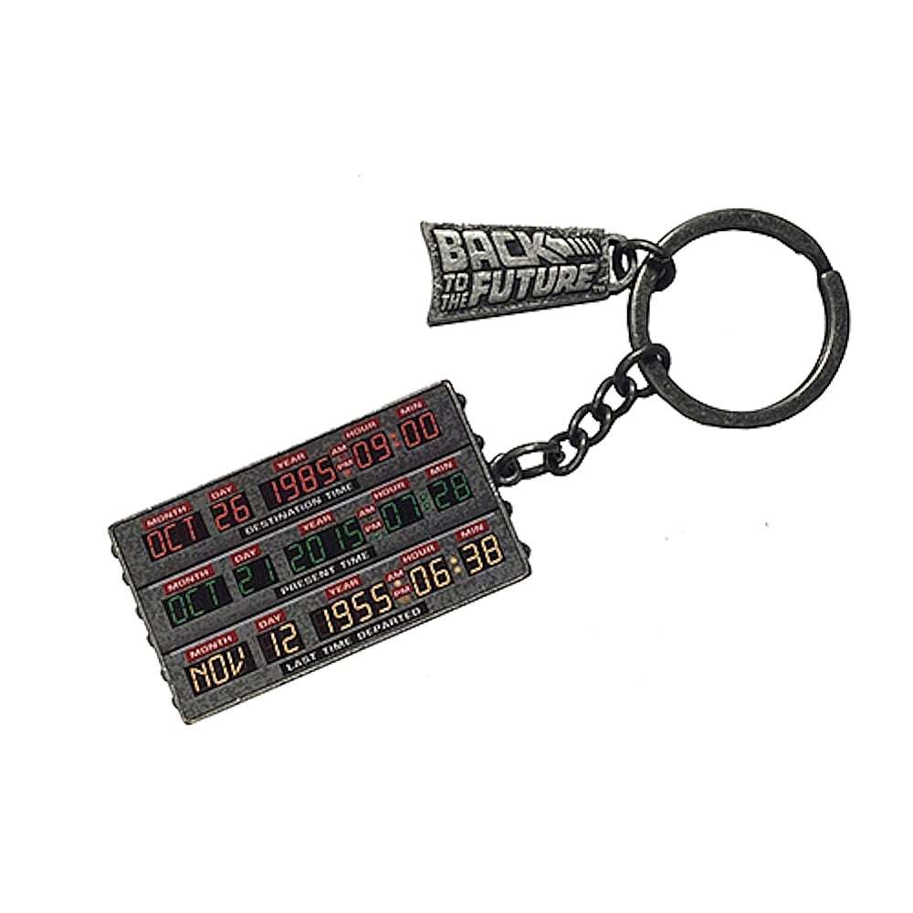 BACK TO THE FUTURE バックトゥザフューチャー (「BTTF2」 35周年 ) Time Circuit Keychain 