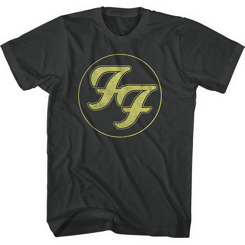 FOO FIGHTERS フーファイターズ (結成 30周年 ) - Gold FF Logo / Tシャツ / メンズ 【公式 / オフィシャル】