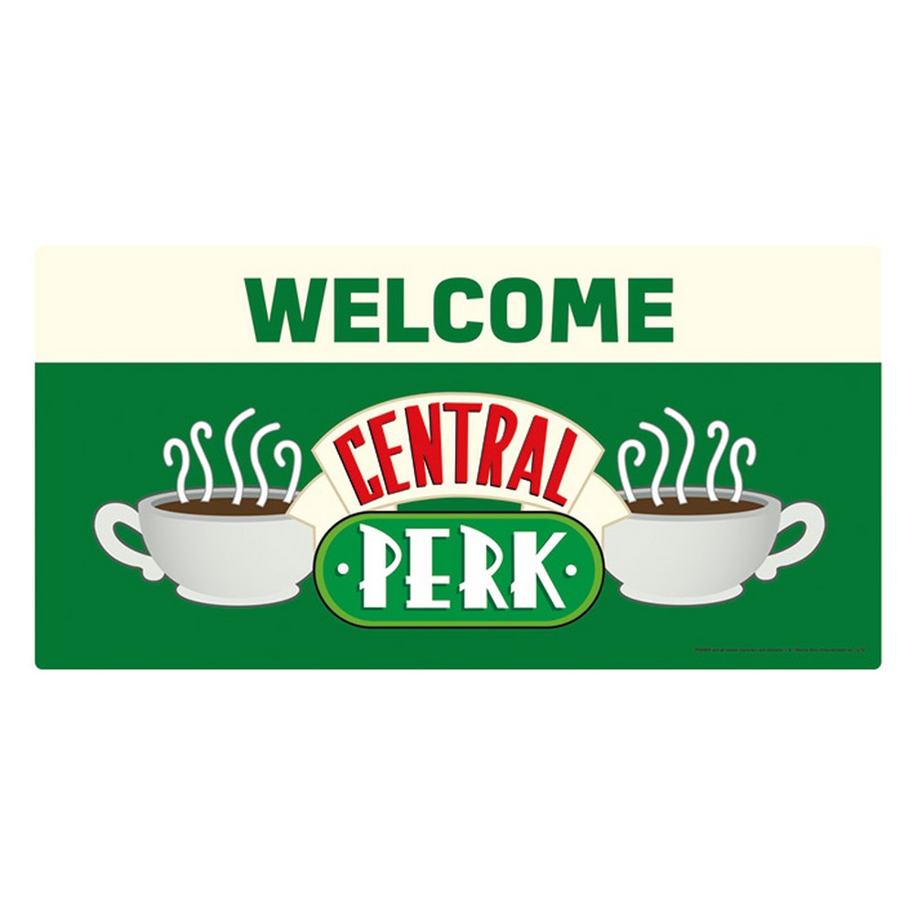 FRIENDS フレンズ (30周年 ) - Welcome to Central Perk  / 大型メタル・サイン / インテリア額 【公式 / オフィシャル】