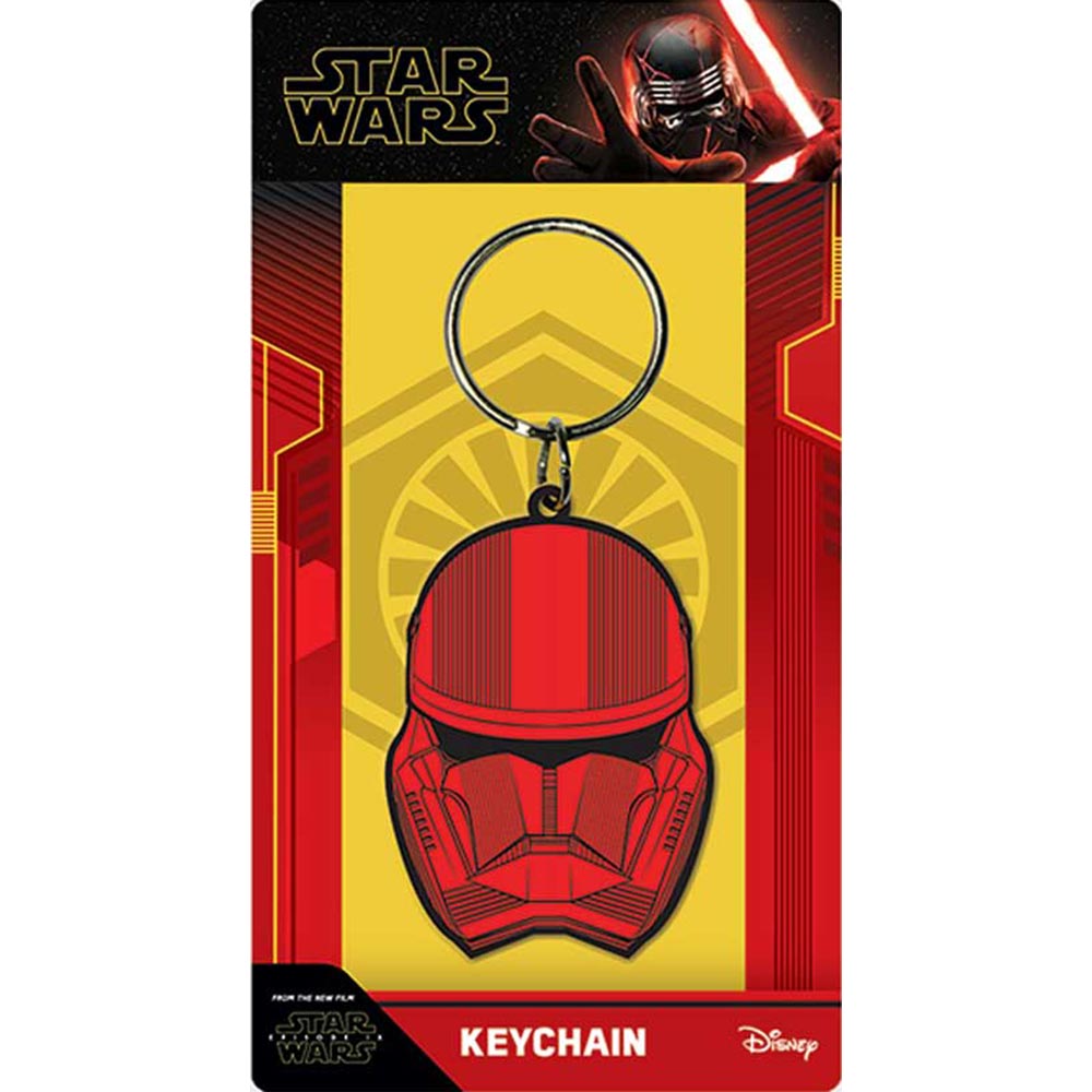 
                  
                    STAR WARS スターウォーズ (「エピソード1」 25周年 ) - The Rise of Skywalker / Sith Trooper / ラバー・キーリング / キーホルダー 【公式 / オフィシャル】
                  
                