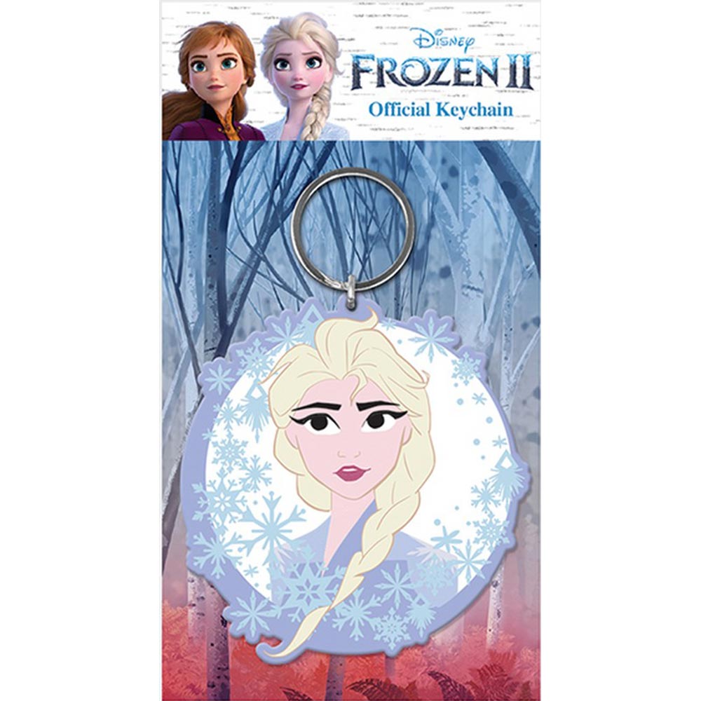 Frozen 2 アナと雪の女王 - Elsa / ラバー・キーリング / キーホルダー 【公式 / オフィシャル】