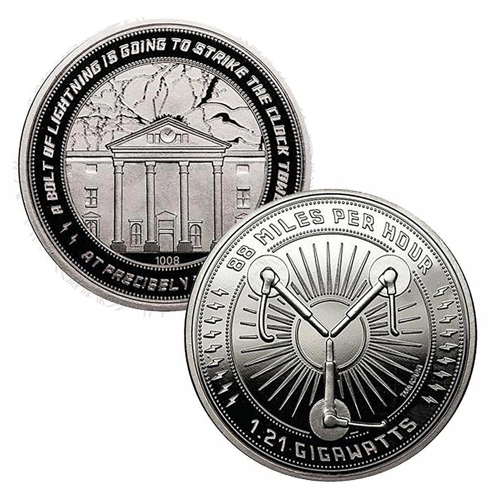 BACK TO THE FUTURE  (「BTTF2」 35周年 ) Limited edition Coin 世界限定9995枚 公式 