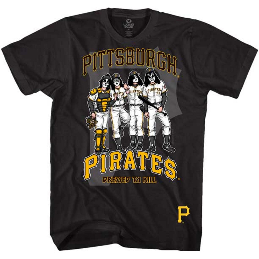 KISS キッス (デビュー 50周年 ) - PITTSBURGH PIRATES DRESSED / Tシャツ / メンズ 【公式 / オフィシャル】